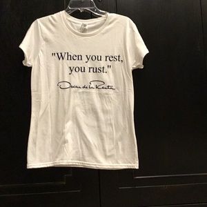 Oscar De la renta white T-shirt